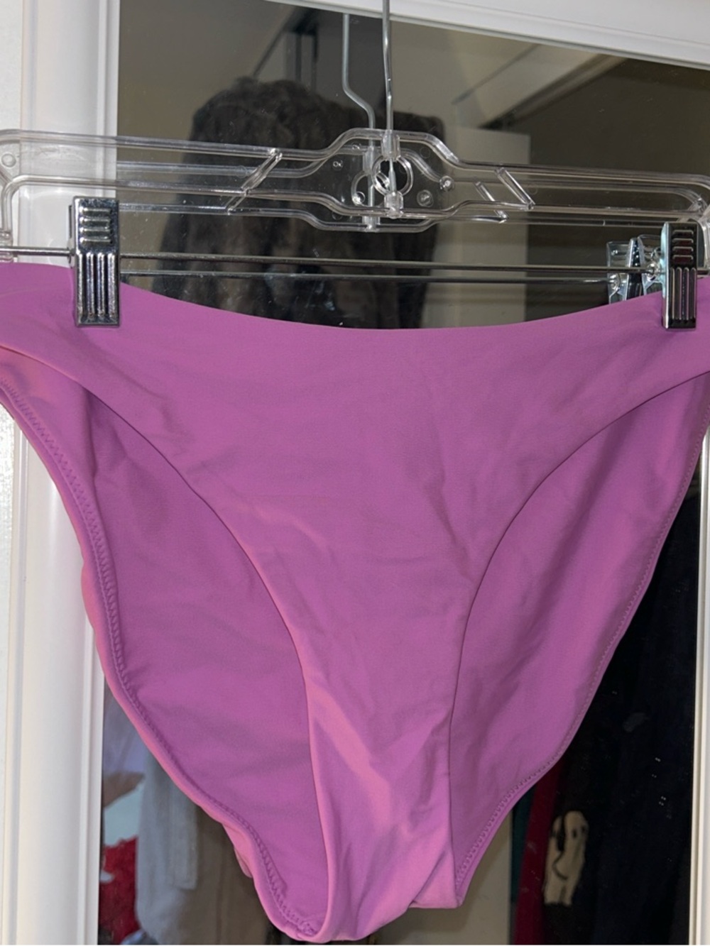 Express Purple Body Contour Swim Top